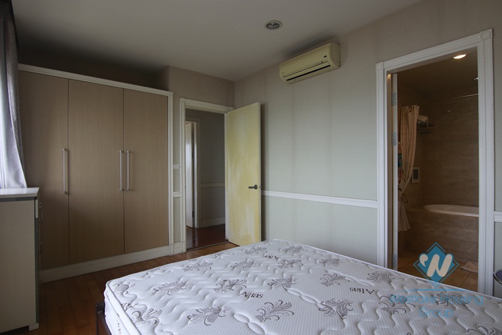 Lake view two bedrooms apartment for rent in Golden Westlake, Ha Noi